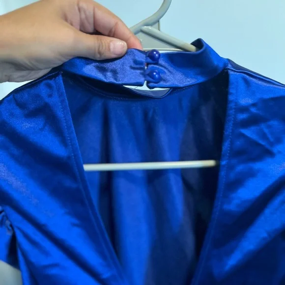 Puff Sleeve Mini Dress - Picture 5 of 9